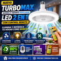 ❄️ TurboMax™ LED FanLight | Aire Fresco + Luz Potente en un Solo Dispositivo | con Control Remoto❄️