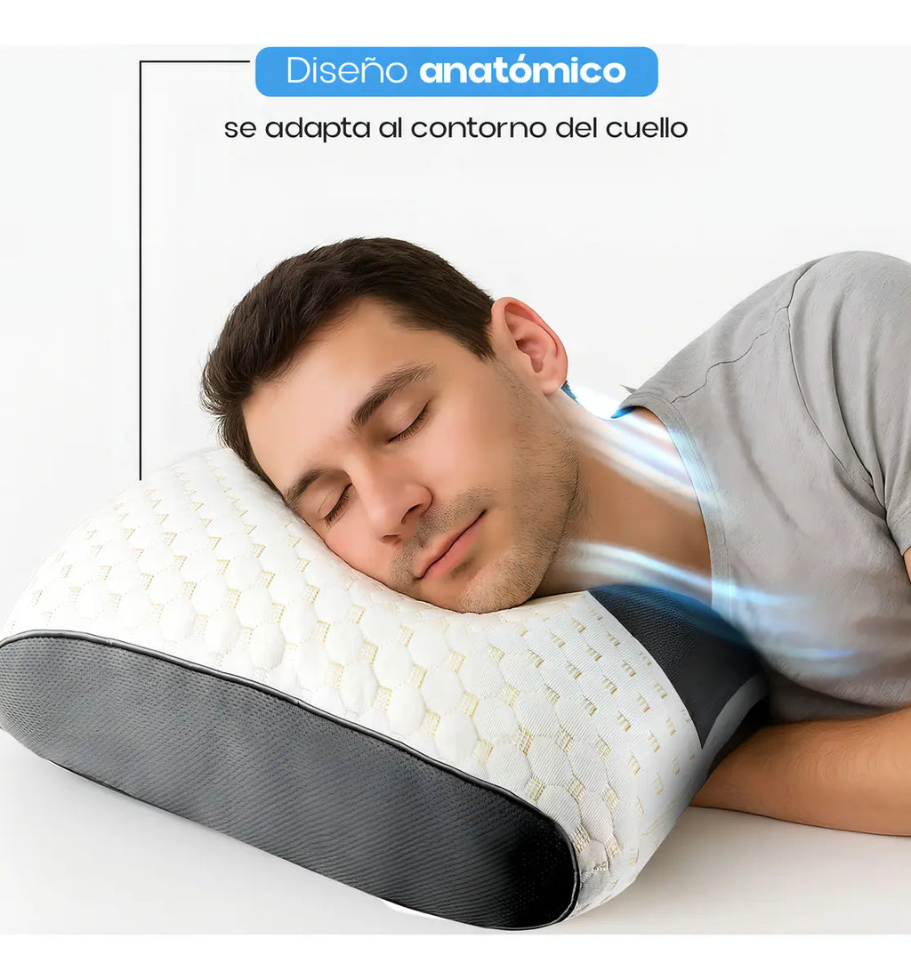Almohada Cervical Ortopédica Ergonómica 3D💤