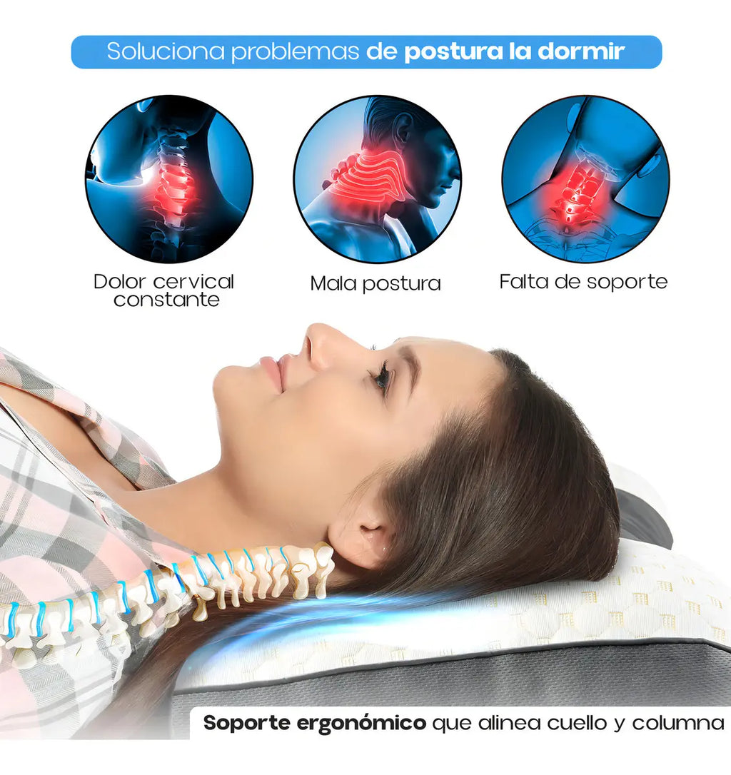 Almohada Cervical Ortopédica Ergonómica 3D💤