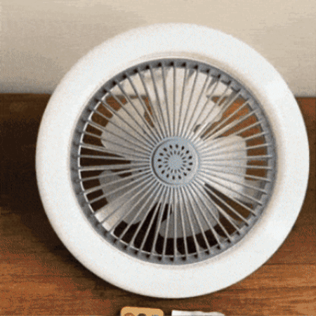 ❄️ TurboMax™ LED FanLight | Aire Fresco + Luz Potente en un Solo Dispositivo | con Control Remoto❄️